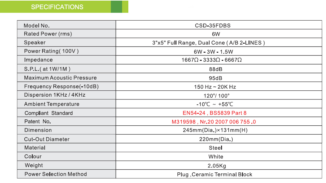 CSD-35FDBS